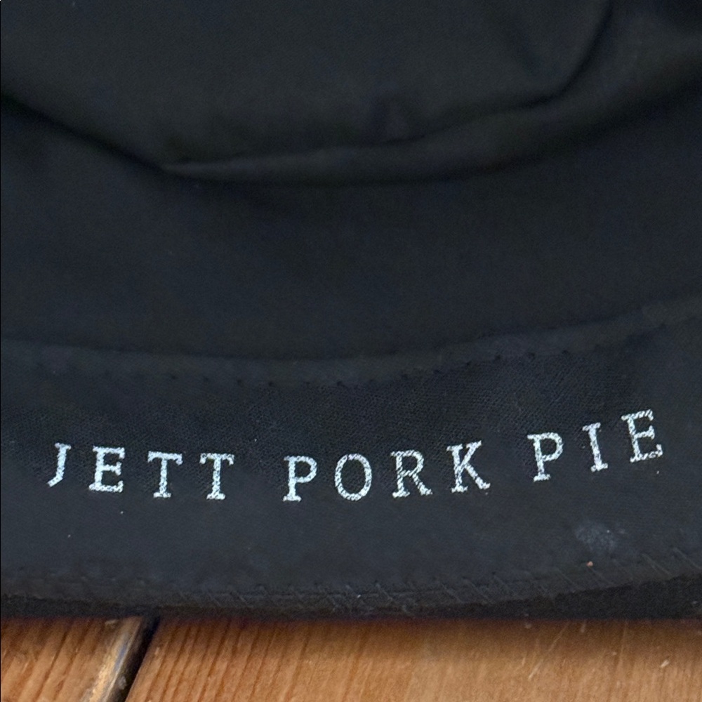 Bailey Of Hollywood Black Wool Jett Pork Pie Hat - Picture 4 of 7